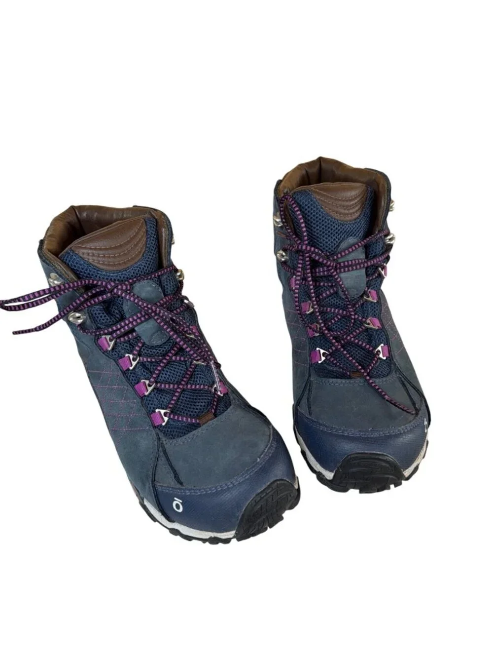 Oboz Women's 10.5 Sapphire Mid Huckleberry Hiking Boots Mid B-Dry Waterproof